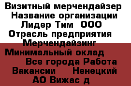 Визитный мерчендайзер › Название организации ­ Лидер Тим, ООО › Отрасль предприятия ­ Мерчендайзинг › Минимальный оклад ­ 18 000 - Все города Работа » Вакансии   . Ненецкий АО,Вижас д.